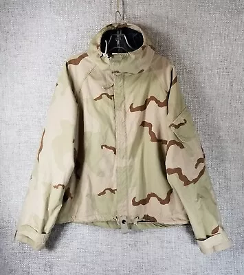 Military Chemical Jacket Overgarment Hooded NFR Class 2 Desert Camo Men's M Reg • $39