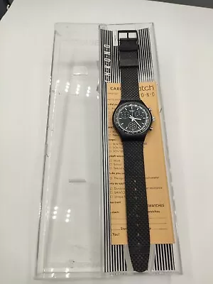 Vintage Swatch - SCB100 Black Friday Chrono - NOS Brand New • $199.95