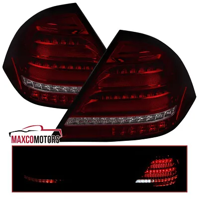 Red/Smoke Tail Lights Fits 2001-2004 Mercedes-Benz W203 C-Class LED Sequential • $187.34
