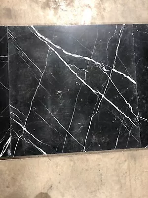 24x24x3/4 Nero Marquinia Black Remodel  Marble Tile 32 Tiles (1 Crate) T-47 • $2494