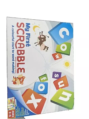 2012 Mattel Games My First Scrabble Word Game 100% Complete  Vgc • £7.95