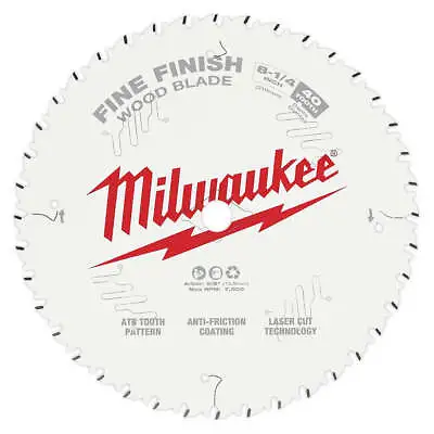 Milwaukee 48-40-0822 8-1/4-Inch 40-Tpi Carbide Fine Finish Circular Saw Blade • $29.97
