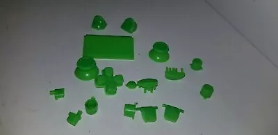 $17.01 • Buy NEW Green Full Button Custom Mod Kit Set For Playstation 4 PS4 Controller G21