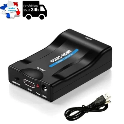 £16.43 • Buy Converter 1080P HD SCART SCART TO HDMI HD TV Video Audio New