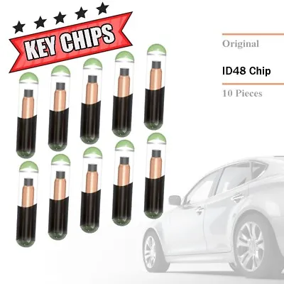 $18.96 • Buy 10PCS ID48 Key Transponder Chip Immobilizer For VW Beetle Bora Fox Golf Passat