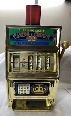 $99.99 • Buy Vintage Waco  Casino Crown  Novelty Slot Machine 25 Cent Coin Works
