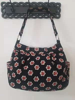 Vera Bradley Guilted Satchel Shoulder Pirouette Pattern Purse Reversible   • $12