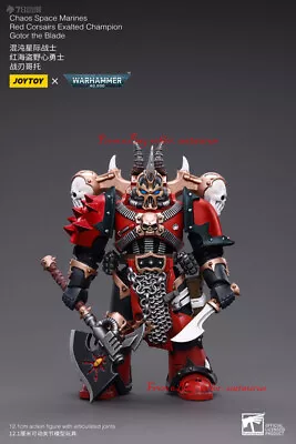 Joytoy 1/18 Chaos Space Marines Red Corsairs Exalted Champion Gotor The BladeNew • $30.99