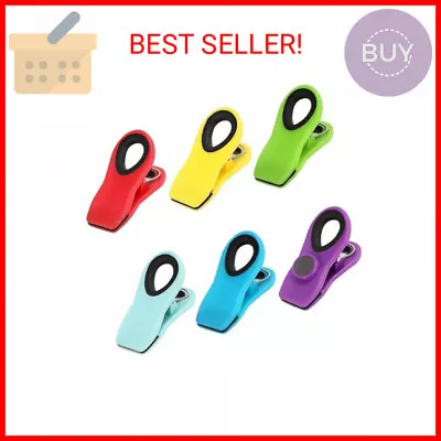 6 Pack Chip Clips Bag Clips Magnetic Clips Chip Clips Bag Clips Food Clips B • $10.22