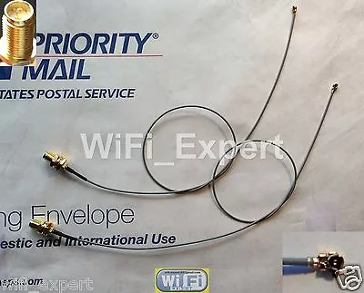 2 16  Mini PCI U.FL / IPX To RP-SMA Antenna WiFi Pigtail Cable Connector USA • $6.24