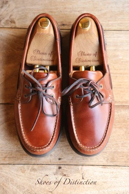 £49 • Buy New Loake Lifestyle Brown Leather Boat Deck Shoes Boot Mens UK 8.5 EU 42.5