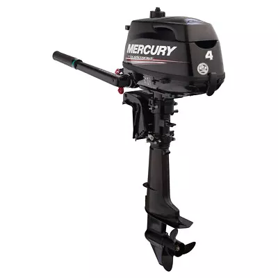 Mercury Marine 4hp Short Shaft 4-Stroke Portable Tiller Handle Outboard Motor • $1299.99