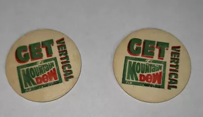 Mountain Dew Get Vertical Pog Milk Cap Collectible Slammer Collectible Vintage • $8.88