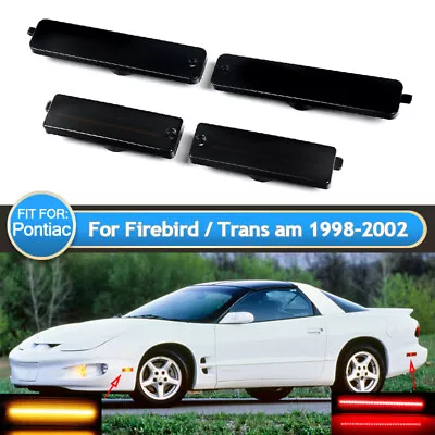 Front Rear LED Side Marker Turn Signal Light For 98-02 Pontiac Firebird Trans Am • $36.89