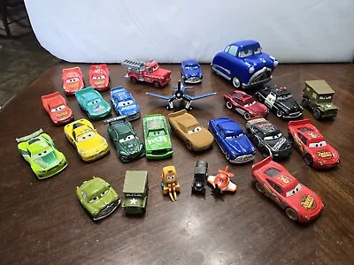 Disney Pixar Cars Lot 24 + Cars Diecast And Plastic • $12