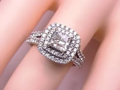 Sells At Zale S $11119.00 14Kt VERA WANG LOVE 2.2 CARAT Diamond Engagement Ring • $2995