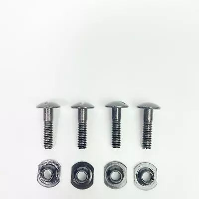 22mm FAST & MARITIME HELMET HARDWARE SET 4-POINT CHINSTRAP SCREW BOLT & NUT 4pk • $11.99