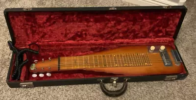 Vintage  Regal Lap Steel Guitar With Original Case Working Condition Antique • $450