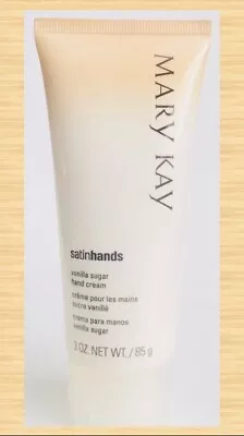 New Mary Kay Satin Hands Vanilla Sugar Hand Cream Full Size 3 Oz ~ Fast Ship • $12.75