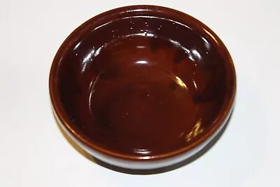 Marcrest Daisy Dot Warm Colorado Brown Stoneware Pottery Cereal Bowl • $4