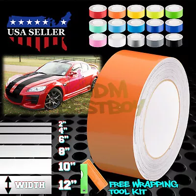 Gloss Color Racing Stripes Vinyl Wrap Decal For Mazda Miata Rx8 Stripe 10FT/20FT • $9.99