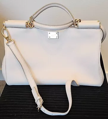 Dolce & Gabbana Sicily Bag - White - ORIGINAL - Excellent Condition! • $202.50