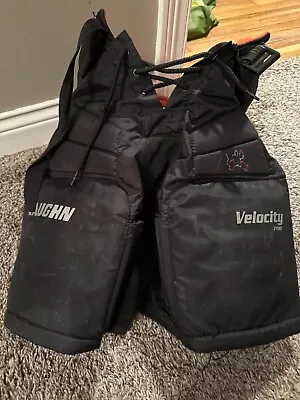 VAUGHN VELOCITY  7190 ICE HOCKEY GOALIE PANTS ~ SIZE M/L  Youth Great CONDITION • $50