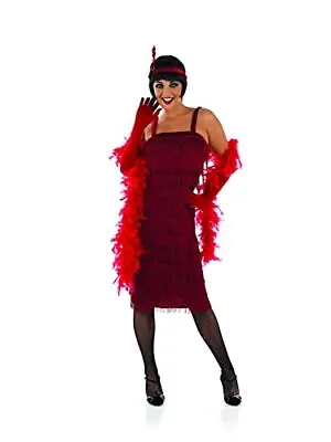 Fun Shack Red Flappers Fancy Dress Charleston Dresses For Women Red Flapper Dr • £21.24