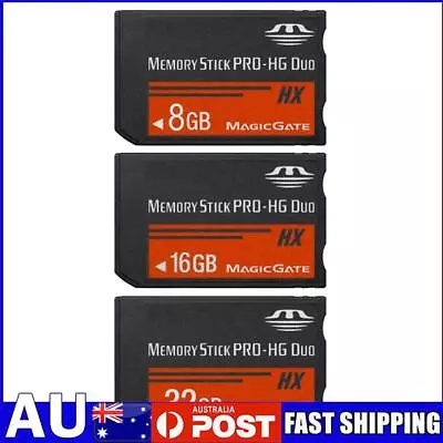 Memory Sticks PRO-HG Duo Game Memory Cards For Sony PSP 1000 2000 3000 Cameras • $41.89