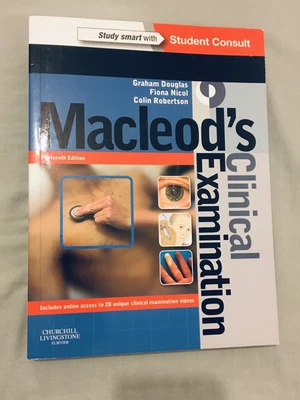 £25 • Buy Macleod's Clinical Examination, , Good Condition, ISBN 9780702047299