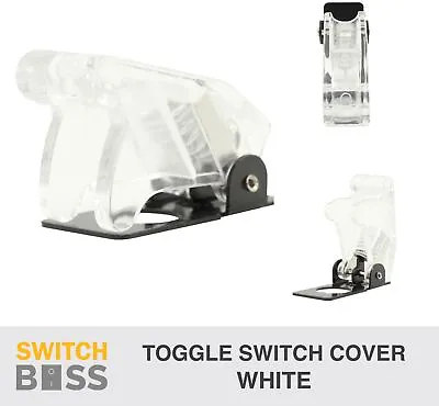 Toggle Switch MISSILE COVER Only - White - Suit On Off Heavy Duty Toggle 12v 24v • $2.90