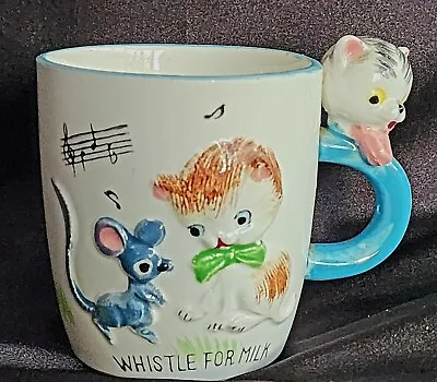 Vintage Whistle For Milk Child's Mug Nice • $50.99