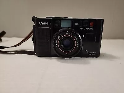 Vintage Canon AF35M Point & Shoot Film Camera Not Tested Chipped Battery Flap • $15