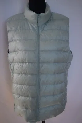 Uniqlo Ultra Light Down Sleeveless Vest ..pale Blue...size XXL • $40