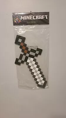BRAND NEW Minecraft Foam Iron Sword Think Geek 24  Halloween Costume Cosplay NIP • $45