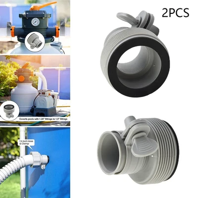 $18.46 • Buy Newest Adapters Hose Fitting Duable For Intex Hose Conversion Parts Pool