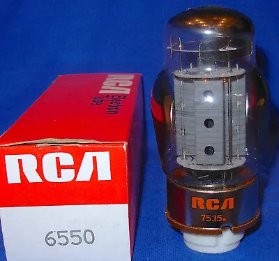 NOS NIB TungSol 6550 Vacuum Tube Branded For RCA • $174.99