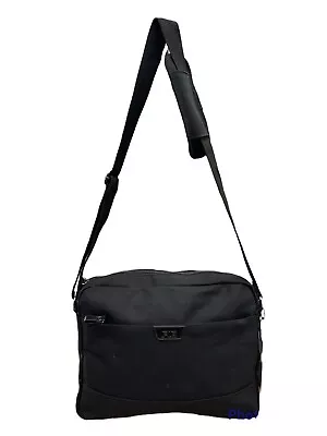 FIB Byron Canvas Laptop Messenger Bag Travel - Black • $30