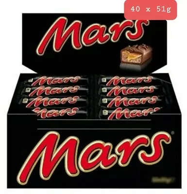 Mars Chocolate Bars 40x 45g FULL BOX. Same Day Dispatch.BEST OFFER. DATE:8/2024 • £24.99