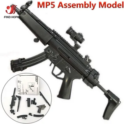 1/6 Scale 4D HK MP5 Submachine Assembly Weapon Model Gun Toy Fit 12  Figure Body • £3.59