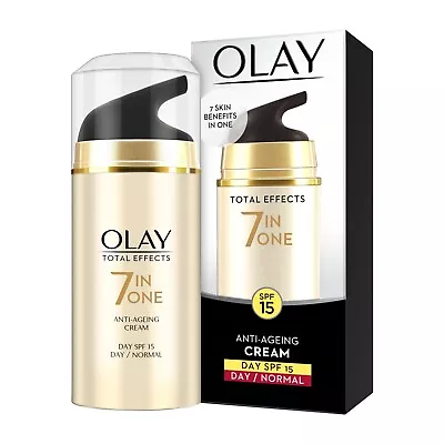 Olay Total Effects 7 In 1 Anti Aging Skin Cream Moisturizer Gentle SPF15 50gm • $21.49