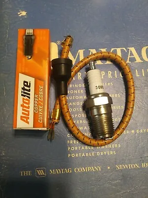 Maytag Model 92 Spark Plug Wire & Ends + Spark Plug • $25.65