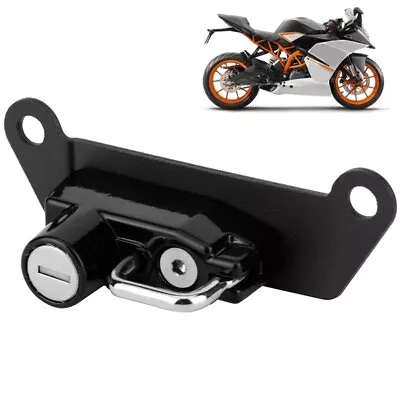 Black Motorcycle AntiTheft Helmet Lock For RC125 RC390 RC250 • $16.48