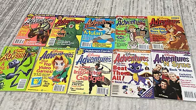 $27.99 • Buy LOT OF 10! Vintage Disney Adventures Magazine 1998-1999 - No Labels