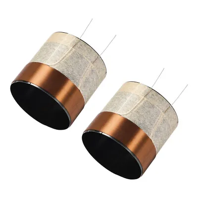 2pcs 51.5mm 2  Woofer Voice Coil 2 Layers Round Copper Wire For Bass Speaker • $10.90