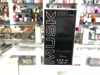 Musk  Monsieur 120 Ml By Dana 120 Ml Cologne Splash Hard To Find (comp.sealed) • $59.50