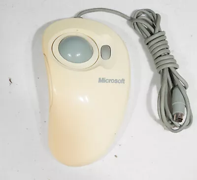 Vintage Microsoft Intellimouse Trackball X03-09209 Mouse PS/2 4135 • $15