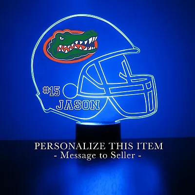 Florida Gators Light Up Personalized FREE College Football LED Sports Fan Lamp • $49.99