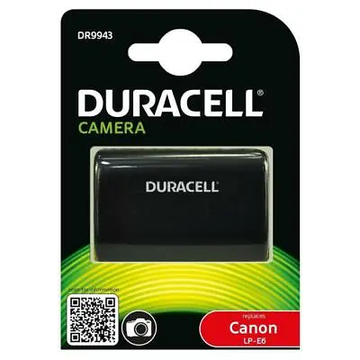 £26.99 • Buy Duracell Replacement Digital Camera Battery For Canon LP-E6 Battery
