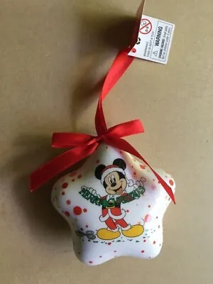 ~ Disney ~ Mickey Mouse Ornament ~ Christmas Decoration ~ Baubles ~ • $9.99